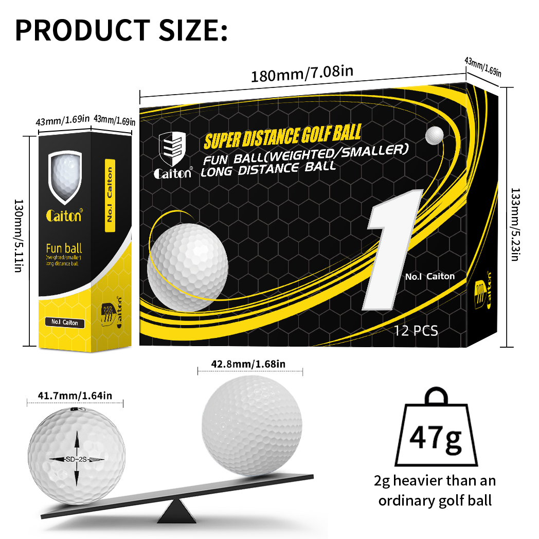 Caiton Ultimate Golf Balls 12/ - đánh giá và giá Golf Ball Premium