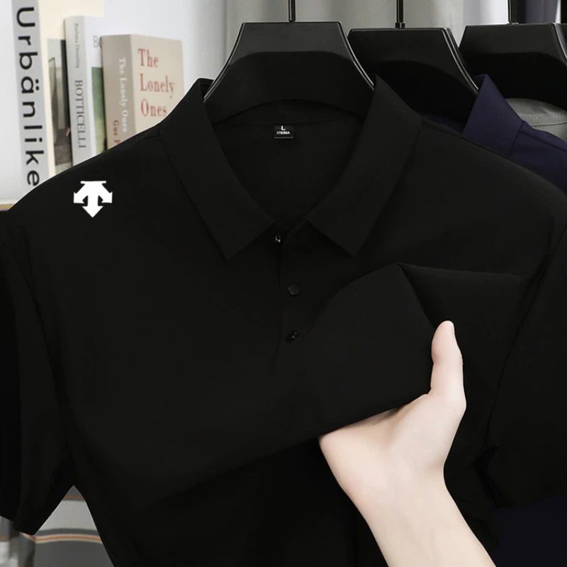 Men Luxury Embroidery Polo Shi - đánh giá và giá Golf Equipment Rental