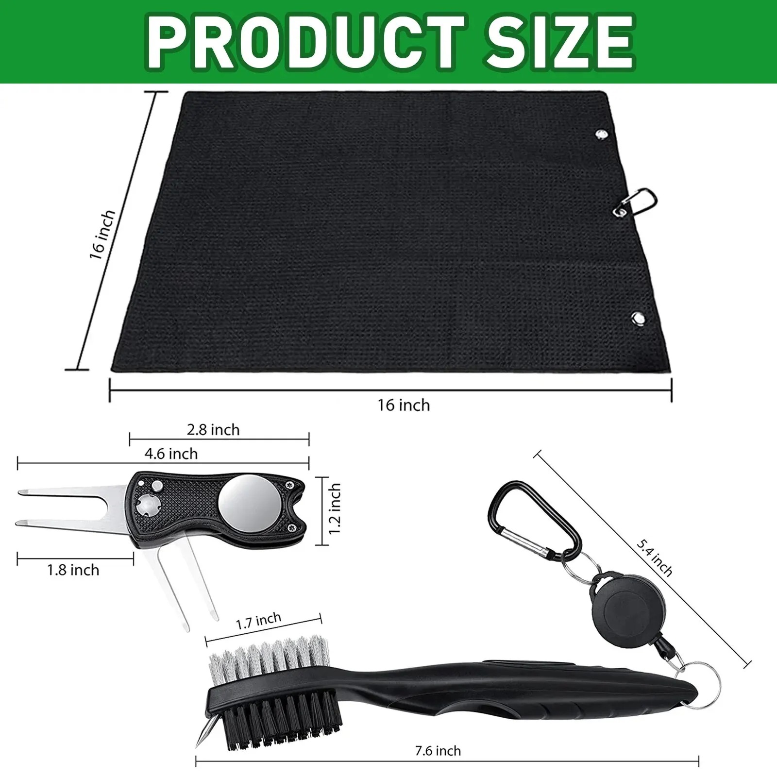Golf Club Brush and Towel Clea - đánh giá và giá Golf Equipment Kit