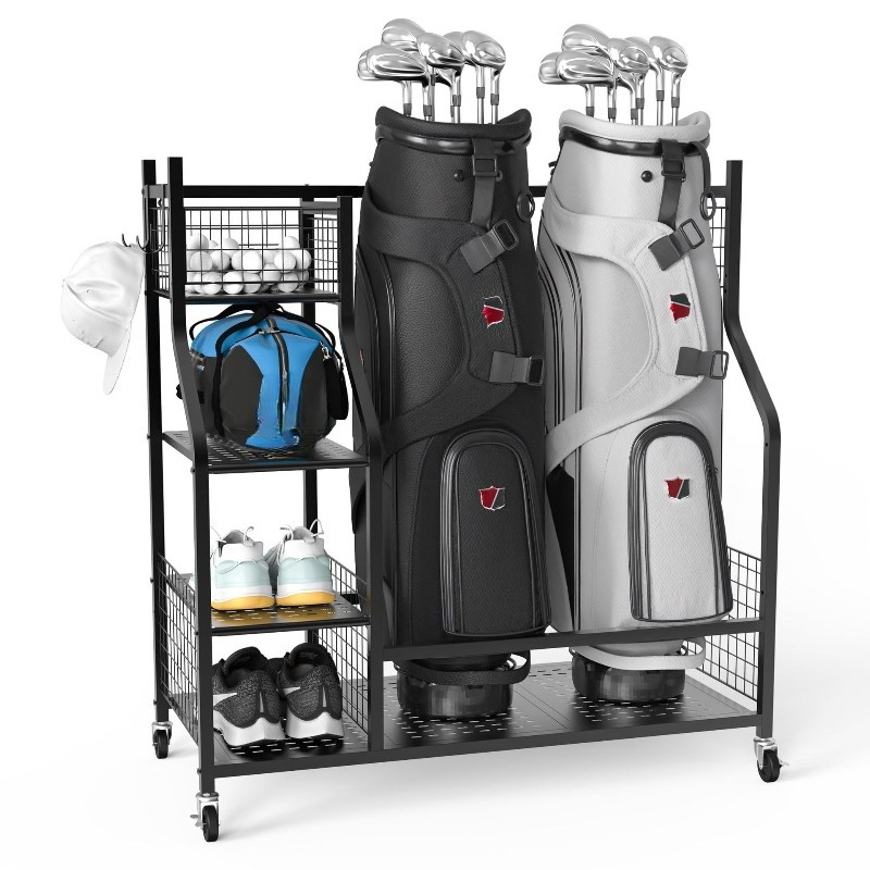 Golf Bag Storage Rack, Club Di - đánh giá và giá Golf Equipment Garage Storage