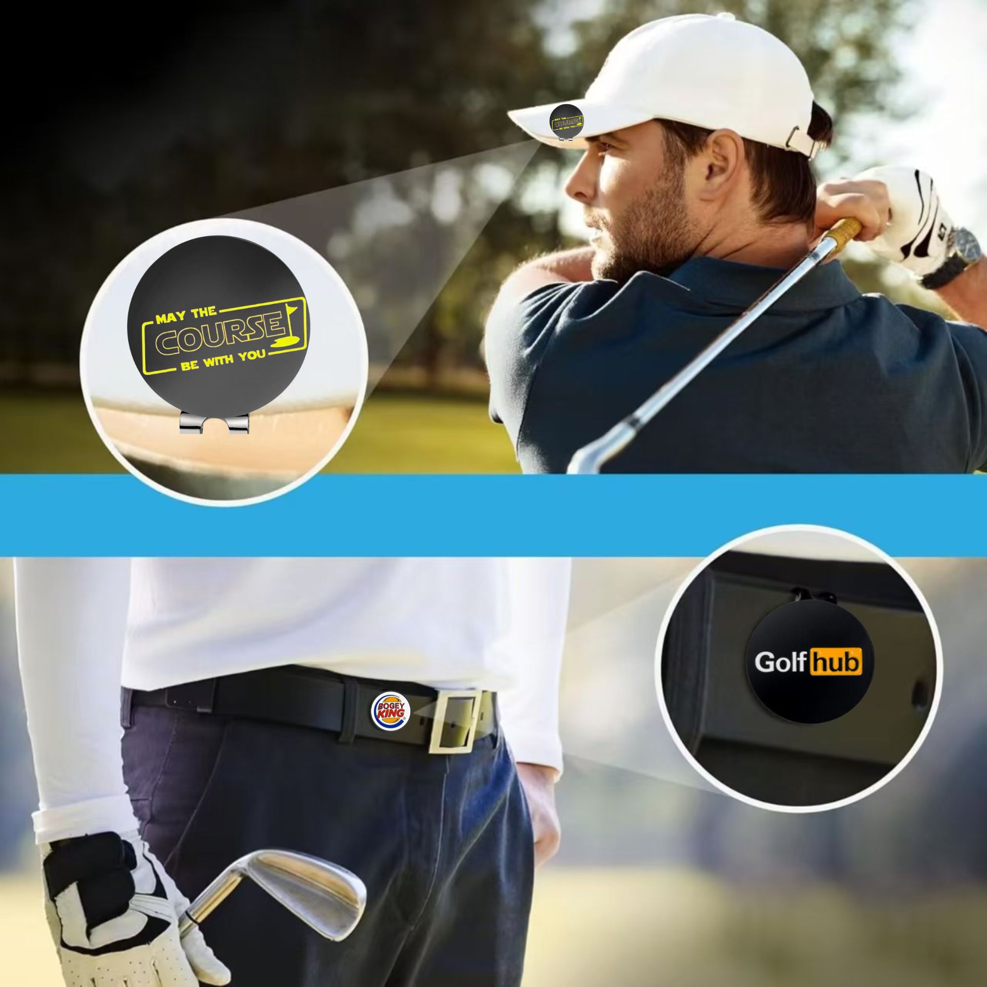 3 Pcs Funny Golf Ball Markers  - đánh giá và giá Golf Ball Premium