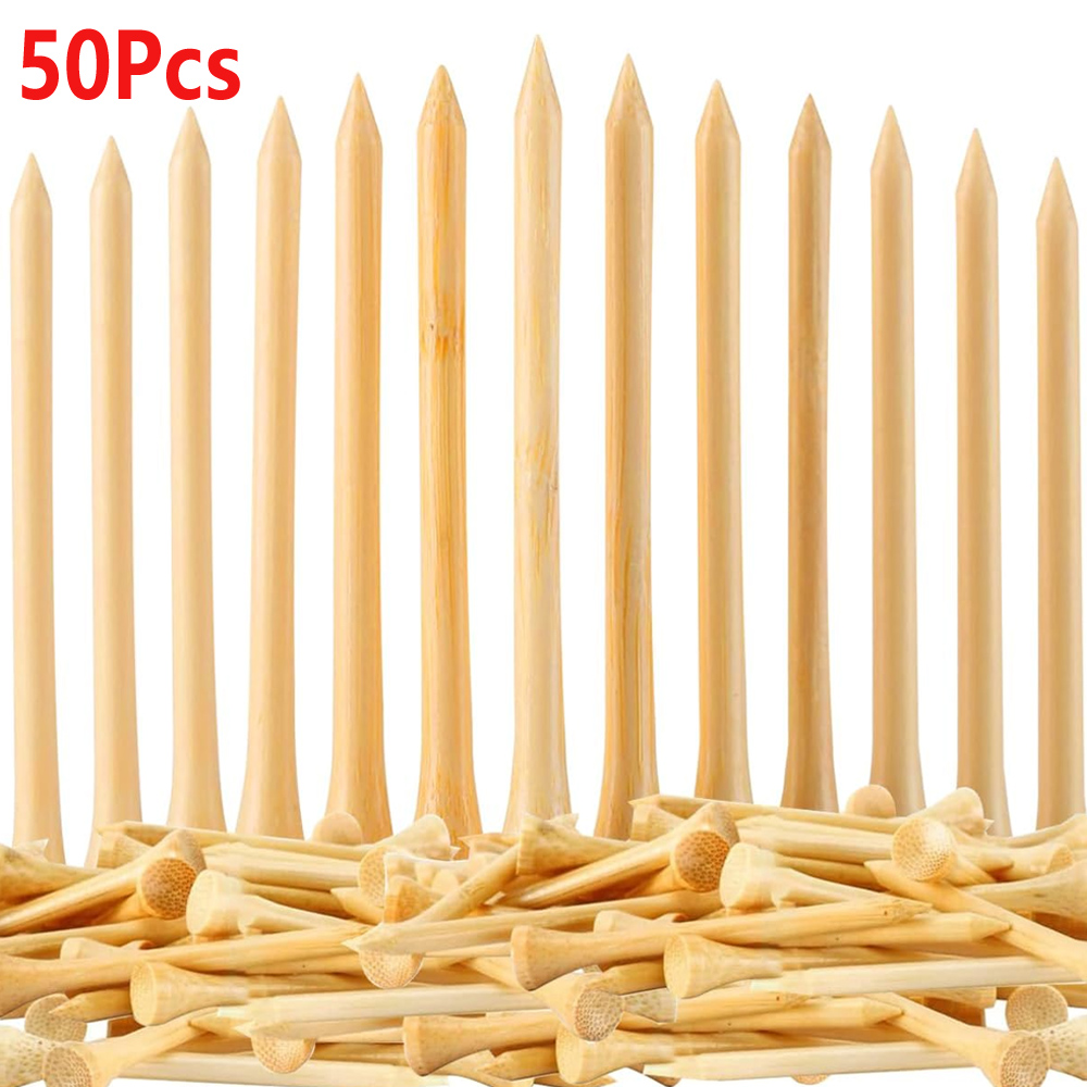 50Pcs/Set Wooden Golf Tee Tees - đánh giá và giá Golf Equipment Kit