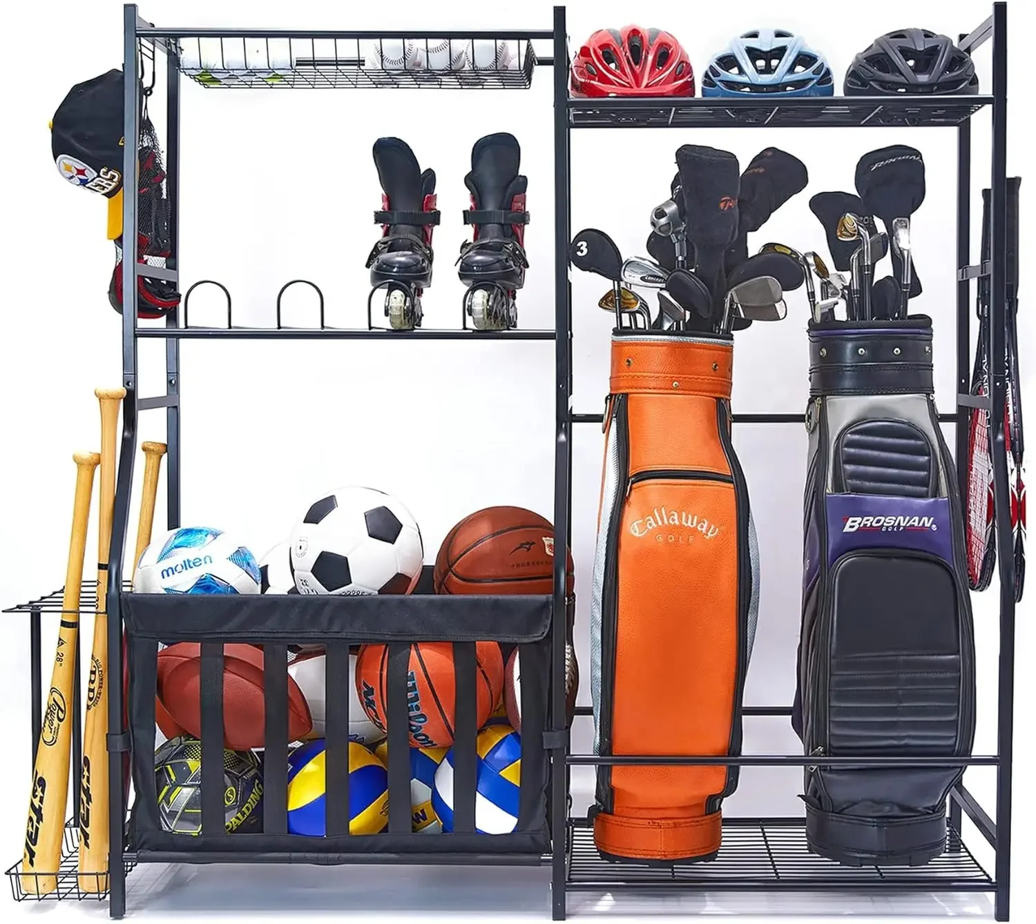 Garage Sports Equipment Organi - đánh giá và giá Golf Equipment Organizer For Garage