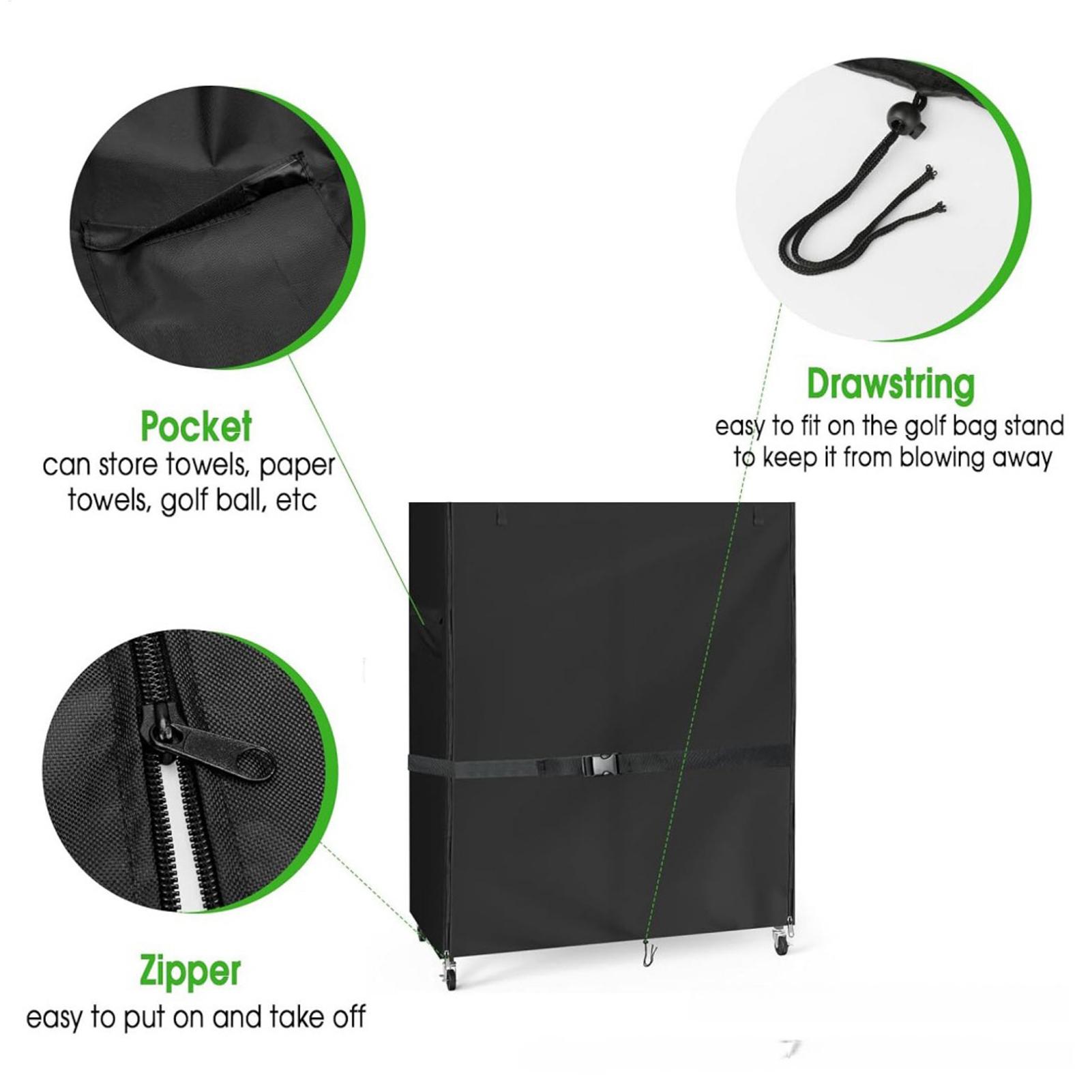Golf Bag Stand Covers Oxford W - đánh giá và giá Golf Equipment Organizer For Garage