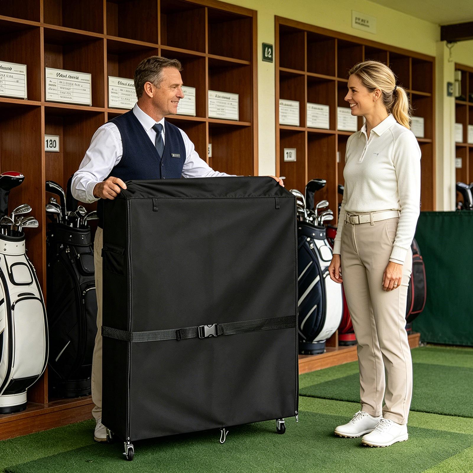 Dust Cover For Golf Storage Ra - đánh giá và giá Golf Equipment Organizer For Garage